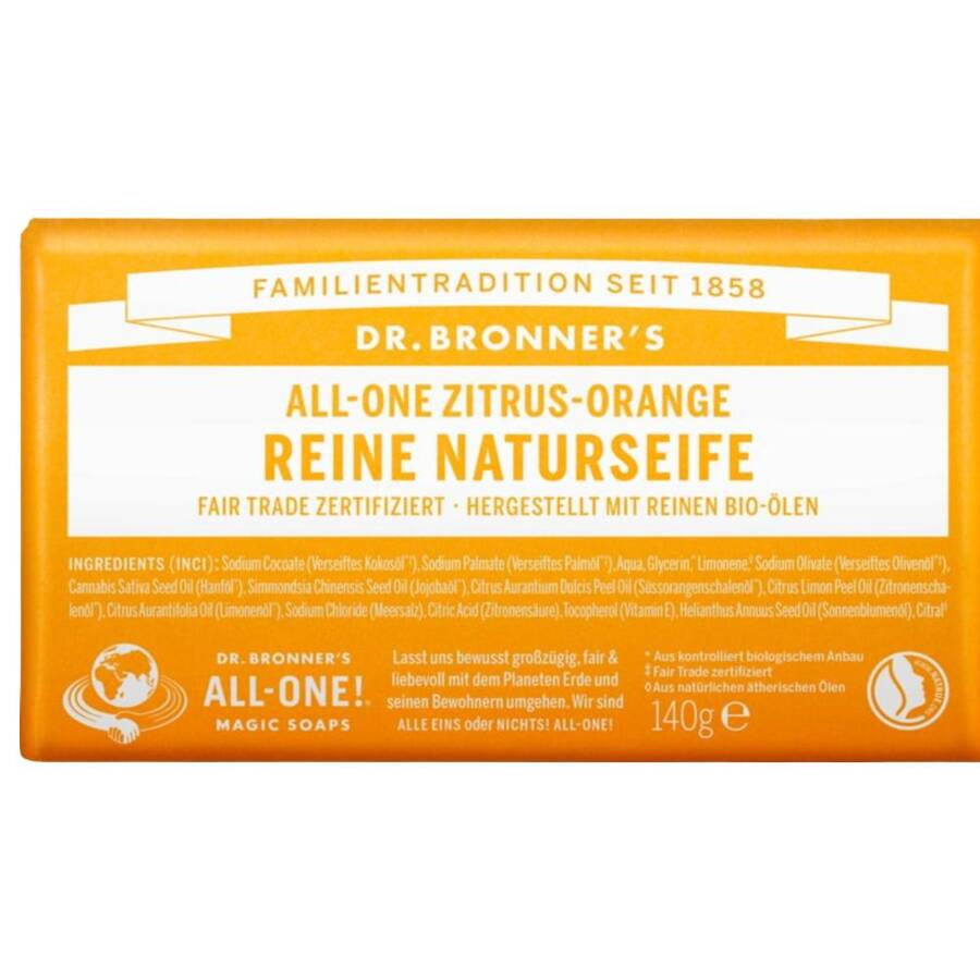 Dr. Bronner's Mydło cytrusowo-pomarańczowe